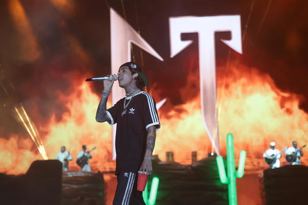 Mexican singer Natanael Cano performs on stage during his  eiqrridqidekinv