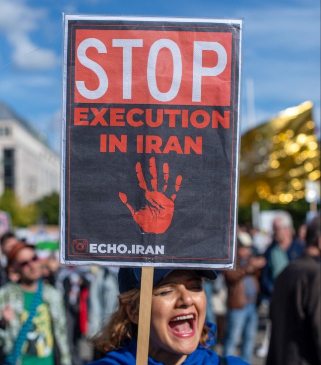 Supporters participate in a protest marking the second anniversary of Mahsa Amini’s death qeituiqutikhinv