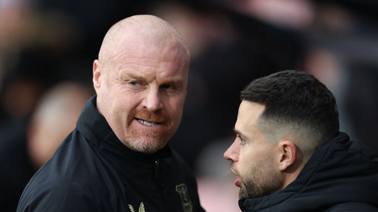 Sean Dyche during AFC Bournemouth v Everton. Pic: Reuters qhiddziqqzirtinv