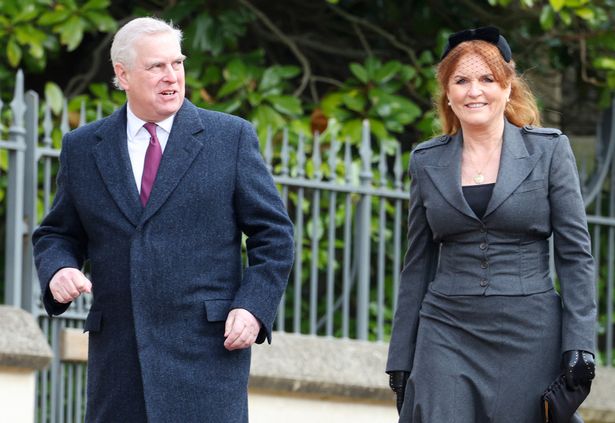 The Duke of York with his former wife Fergie