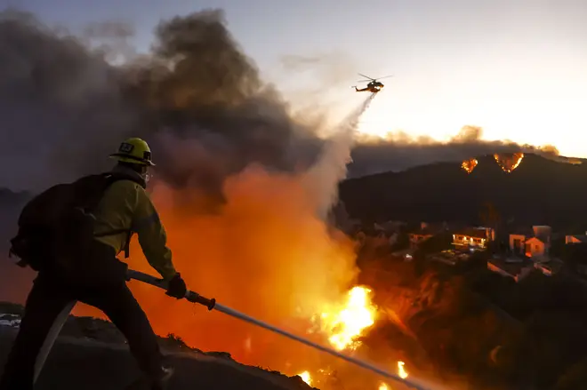 Tens of thousands of residents have been ordered to leave their homes to escape wildfires in California