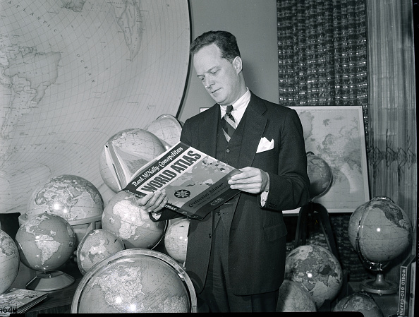 Andrew McNally III Looking at Map