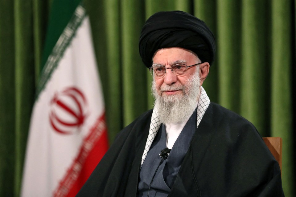 Ayatollah Ali Khamenei delivering a Nowruz address.