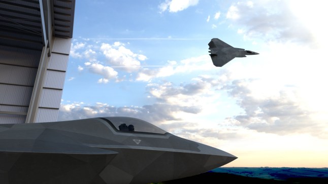 EMBARGOED UNTIL 22:00 BST 21 JULY 2024. CGI image of the Tempest design. A new concept model of UK?s next generation combat aircraft - Tempest - has been unveiled. Described as the next supersonic stealth fighter, the cutting-edge aircraft is set to join the RAF fleet from 2035, replacing the Typhoon. The three nations of the Global Combat Air Programme (GCAP) ? UK, Italy and Japan ? showed off the design at the Farnborough International Airshow on Monday (22 July).