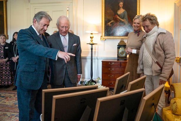 The trio were joined at Dumfries House in Ayrshire by Alan Titchmarsh eiqrdiquhiqzhinv