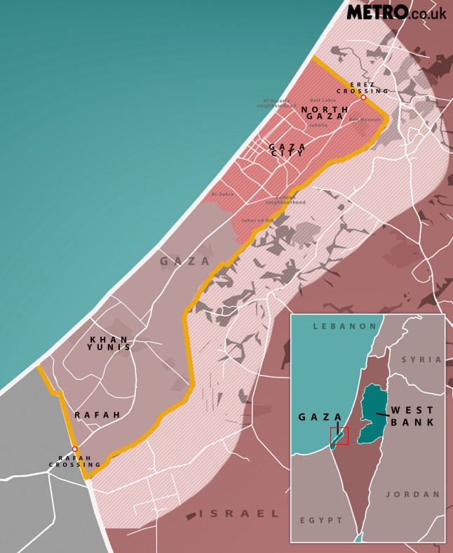 Gaza Map tdiqriqqxiderinv