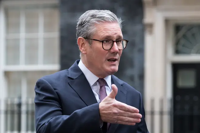 Prime Minister Keir Starmer Interviewed In Downing Street