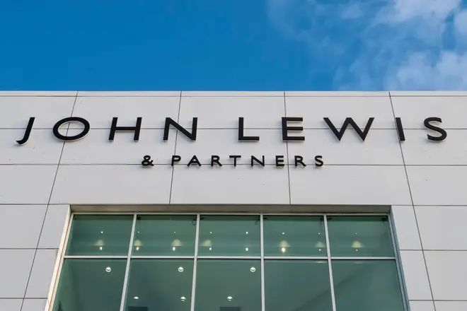 Sign for the John Lewis Department Store at cribbs Causeway North Bristol anchor tenant