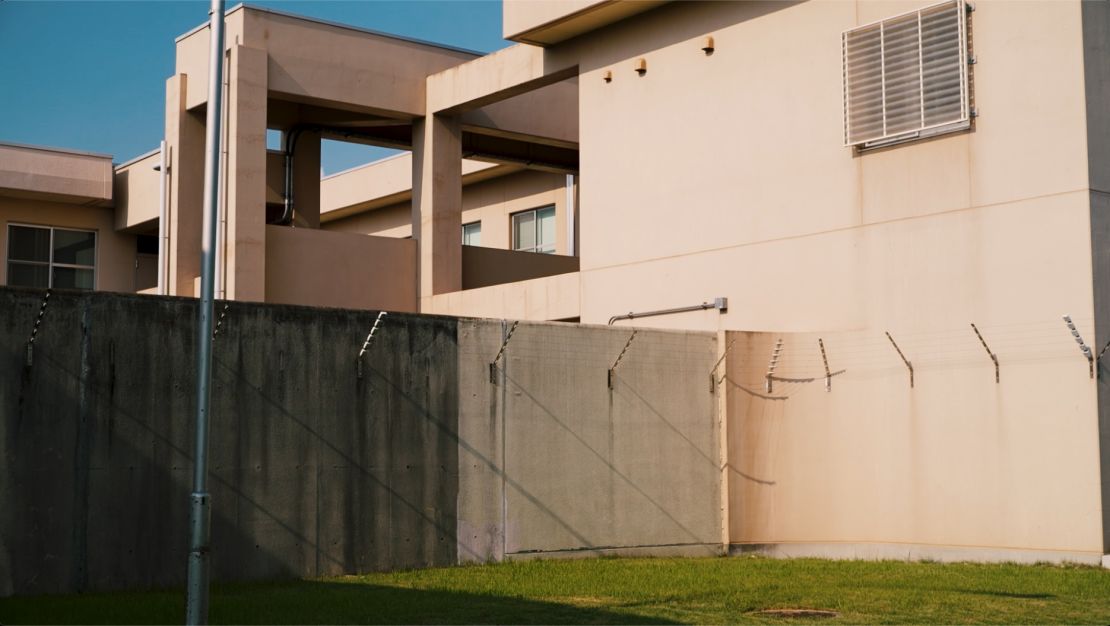 The walls and fences of Tochigi Women’s Prison, located north of Tokyo.