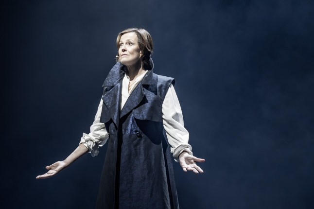 The Tempest. Sigourney Weaver (Prospero). Credit - Marc Brenner.