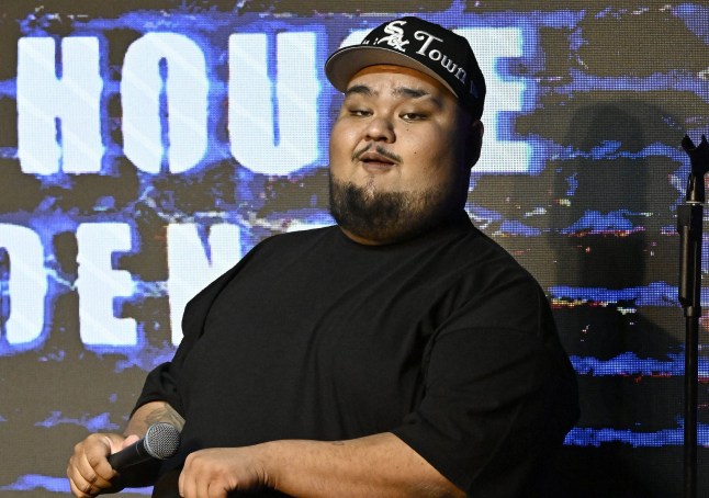 PASADENA, CALIFORNIA - AUGUST 22: Comedian Ken Flores performs at The Ice House Comedy Club on August 22, 2023 in Pasadena, California. (Photo by Michael S. Schwartz/Getty Images)