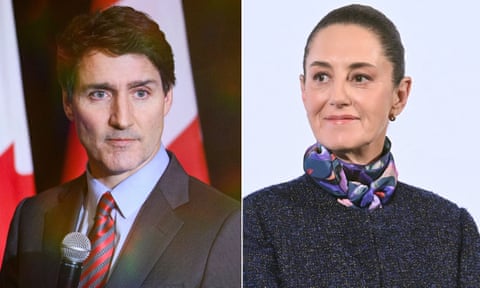 Canada’s Justin Trudeau and Mexico’s Claudia Sheinbaum qhiddxiqkdiderinv