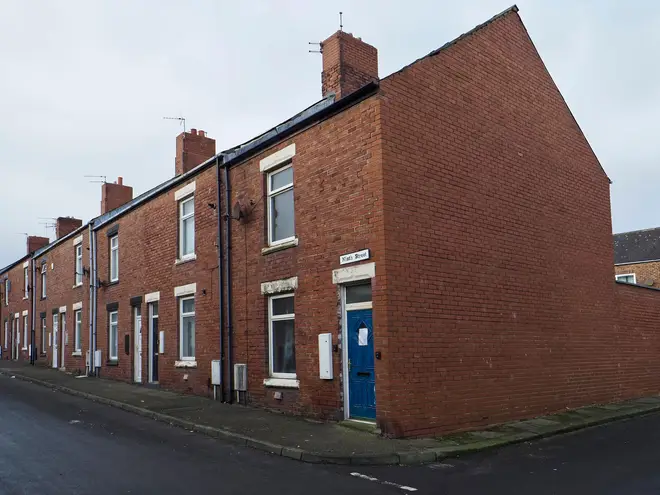 Former miners houses, Ninth Street, Blackhall Colliery, County Durham, England, UK qhiquqikzidhinv