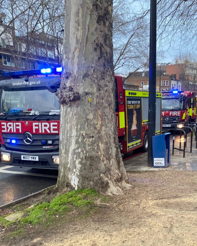 fire at Waterloo station