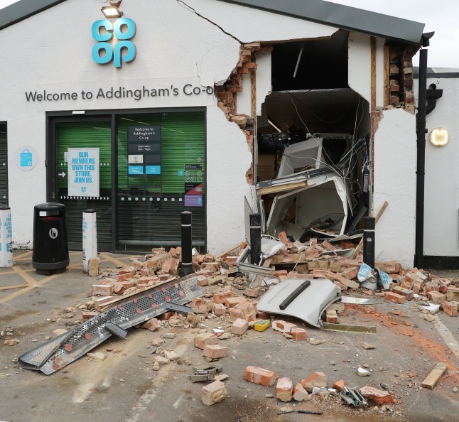 Copyright Ben Lack Photography Ltd The Co-op store in Addingham, Ilkley that was targetted last night by brazen thieves who used a telehandler to rip the cash machine out of the wall causing thousands of pounds worth of damage. Words Mark Branagan. Pic Ben Lack 07970 850611 ??150 minimum use, irrespective of any previous use. ??50 for internet use, irrespective of any previous use. eiqrtiteiueinv