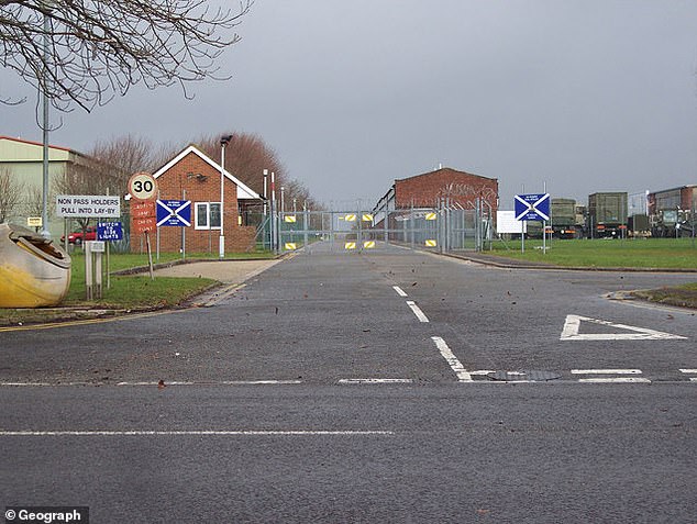 Larkhill Barracks near Salisbury Plain in Wiltshire. Gunner Beck was found dead in December 2021 following constant bombardment from Ryan Mason