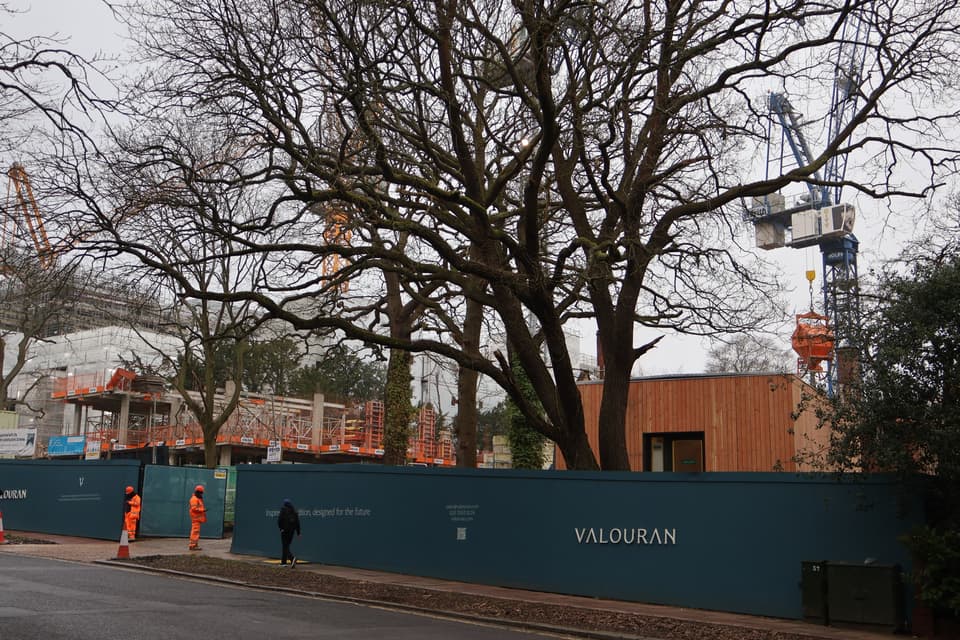 Valouran’s new site is one of a number of neighbouring developments currently under construction on The Bishops Avenue