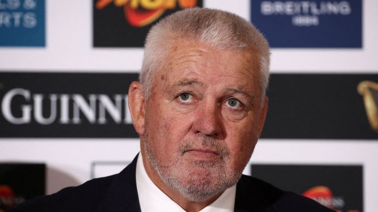 Warren Gatland during the 2025 Six Nations official launch.
Pic: Reuters eiqehiqzuideuinv