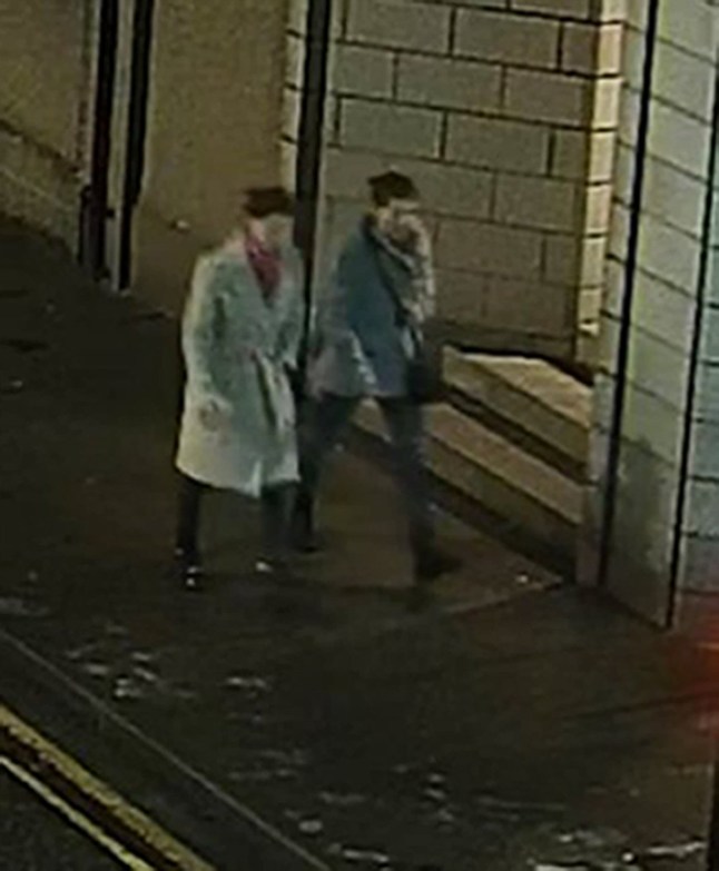 Undated handout CCTV image issued by Police Scotland of sisters Eliza and Henrietta Huszti who were last seen on CCTV in Market Street after leaving their home in Aberdeen city centre on Tuesday at around 2.12am. The sisters, aged 32, had crossed the Victoria Bridge to the Torry district of the city, and turned right onto a footpath next to the River Dee - heading in the direction of Aberdeen Boat Club. Specialist search teams and police dogs have been despatched to trace them. Issue date: Thursday January 9, 2025. PA Photo. See PA story SCOTLAND Sisters. Photo credit should read: Police Scotland/PA Wire NOTE TO EDITORS: This handout photo may only be used in for editorial reporting purposes for the contemporaneous illustration of events, things or the people in the image or facts mentioned in the caption. Reuse of the picture may require further permission from the copyright holder. tdiqtixuiddxinv