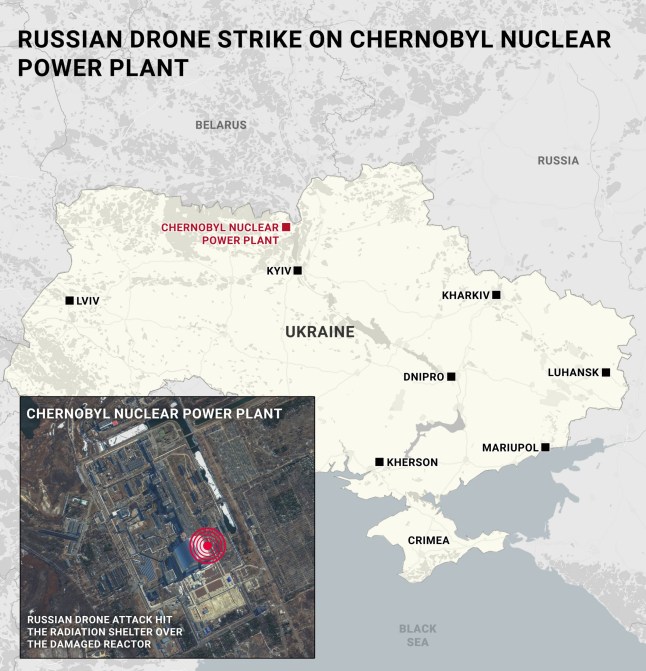 METRO GRAPHICS Chernobyl Hit Map