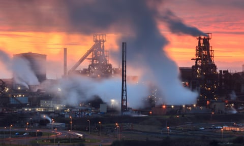 Port Talbot steelworks at sunset  qeithidirdinv