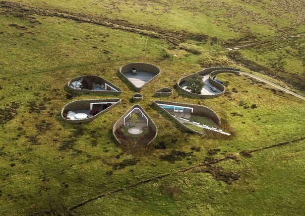 An artist’s impression of the Gary Neville ’Teletubbies’ house. eiqrdiqedidteinv