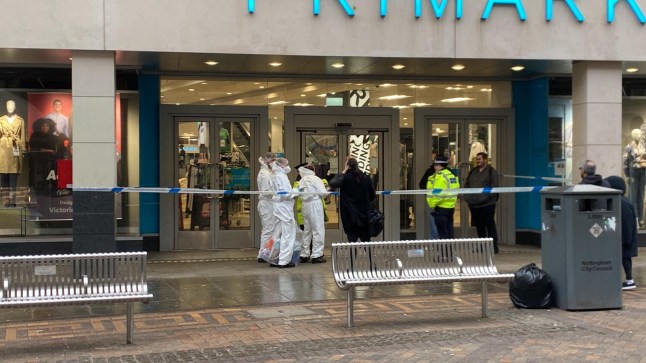 Primark in Nottingham city centre has been closed following a police incident. The front of the clothing shop off Old Market Square has been taped off today (Sunday, February 23). eiqdikxiqtqinv