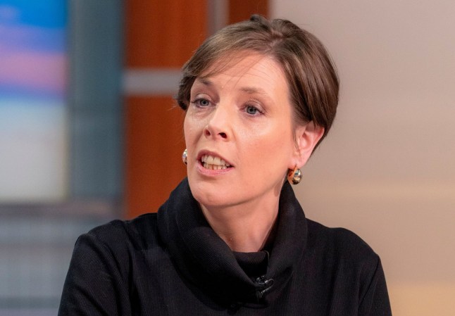 Editorial use only Mandatory Credit: Photo by Ken McKay/ITV/Shutterstock (15161801t) Jess Phillips ’Good Morning Britain’ TV show, London, UK - 21 Feb 2025 qhidddiukidrhinv