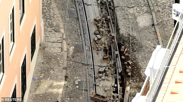 Other funicular lines were suspended after Wednesday&rsquo;s crash (September 4 scene pictured)