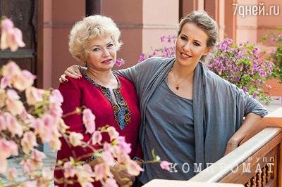 Lyudmila Narusova (left) and Ksenia Sobchak