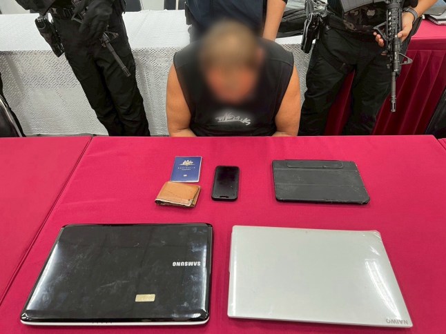 An Australian fugitive reportedly wanted over child sex abuse and drugs has been arrested - after sailing a yacht for five months to reach Thailand. Convicted paedophile Richard Carl Skrinjar, 57, from Penrith, New South Wales, was required to report his whereabouts to Australian authorities as a registered sex offender. He was also banned from leaving the country. But the Aussie was said to have breached strict reporting conditions by illegally sailing alone for five months to meet his Thai girlfriend in southern Thailand. He is believed to have skippered a small yacht to navigate the perilous waters of Indochina before reaching the Gulf of Thailand. Once on dry land, he is said to have took a bus to his partner&acirc;s home in the northeast. Police raided his home in Khon Kaen province in the in the early hours of April 28, following a tip-off from Queensland police about his location. PACKAGE: Video, pictures, text