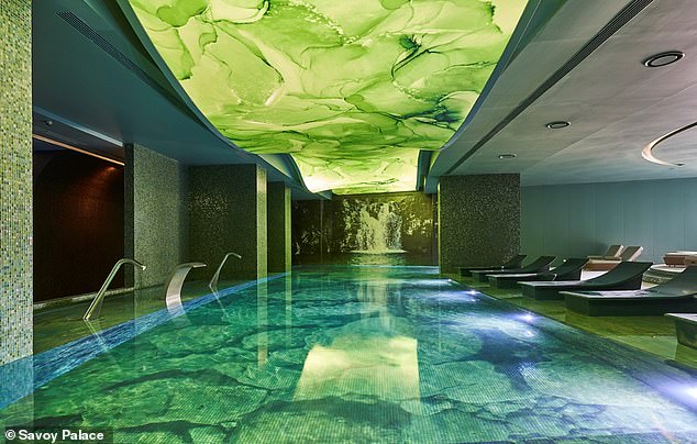 Following their big day, the footballer and TV personality might opt to use the five-star hotel’s spa, which is one of the biggest wellness sanctums in Europe