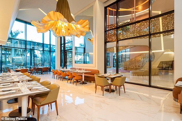 The newlyweds will be able to make the most of the multiple restaurants inside the hotel