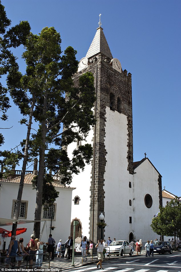 Georgina will walk down the aisle at Funchal Cathedral, which is in the historic center of the capital and seats approximately 800 people